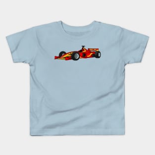 High speed racing cars cartoon illustration Kids T-Shirt